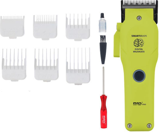 MRD Pro Professional Rechargeable Hair Clipper Green HC-3969ST-LIME