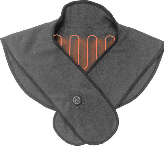 Massage Pillow for Neck & Back with Infrared Heating Gray