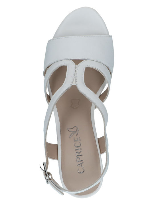 Leather Sandals White