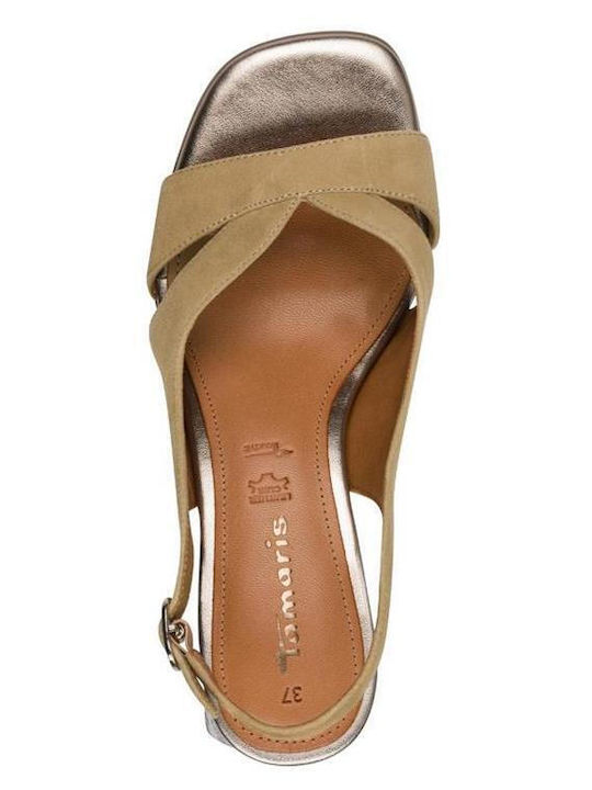 Leather Sandals Tabac