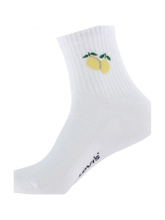 Levi's Cut Women's Socks White 2Pack