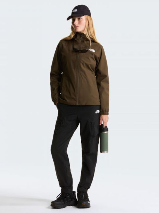 Quest Women's Waterproof Hiking Jacket New Taupe Green