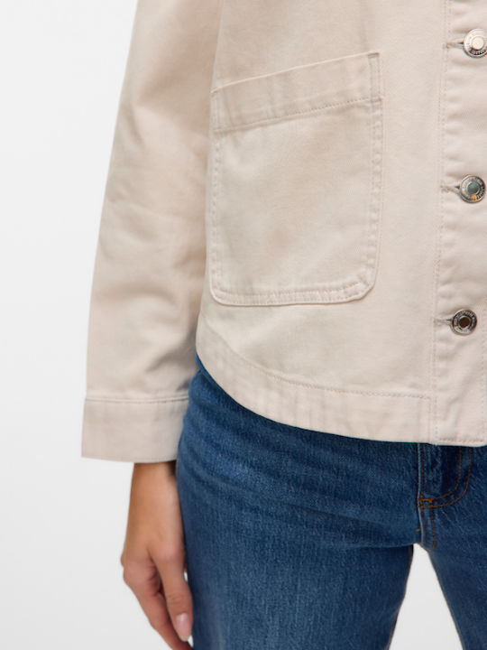 Women's Jean Jacket Ecru