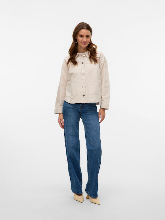 Women's Jean Jacket Ecru