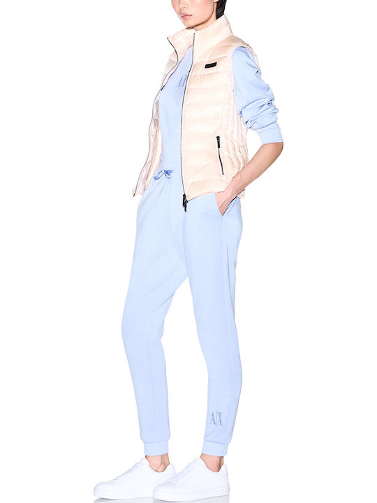 Women's Sleeveless Jacket for Winter Pink