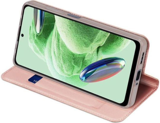 Dux Ducis Skin Book Piele Artificială / Silicon Albastru (Poco X5 Pro)