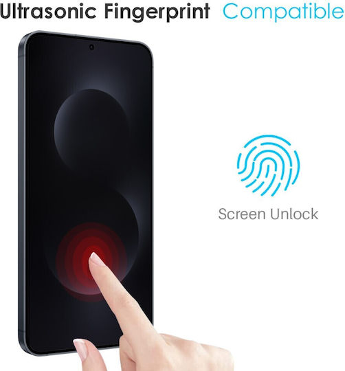 Northjo Silicone Back Cover Set with Tempered Glass Transparent (Galaxy S26)