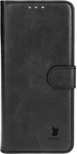 Bizon Pocket Book Din Piele Artificială / Silicon Negru (Redmi Note 15 / Poco M8)
