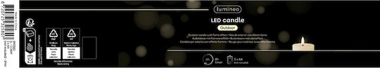 Lumineo Decorative Lighting LED Warm White Wax Polish 8.5x16.5cm
