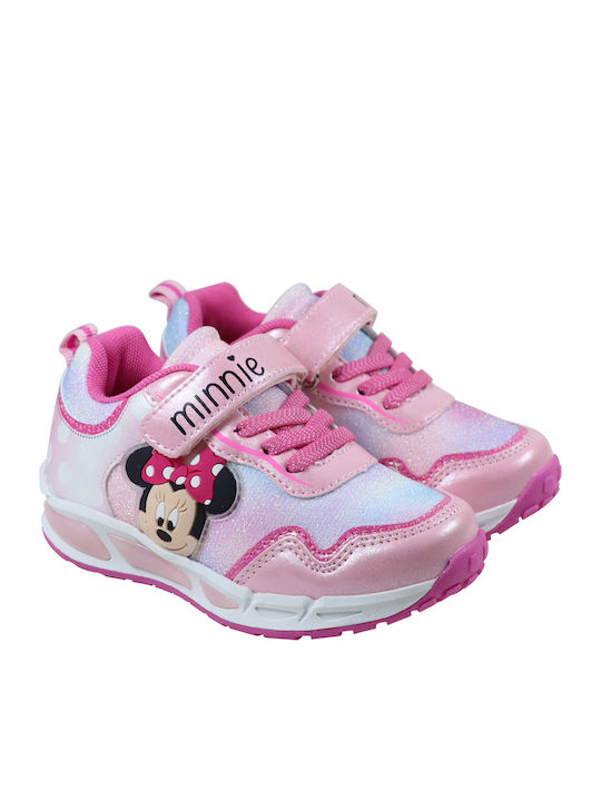 Disney Minnie Kids Sneakers with Lights Pink
