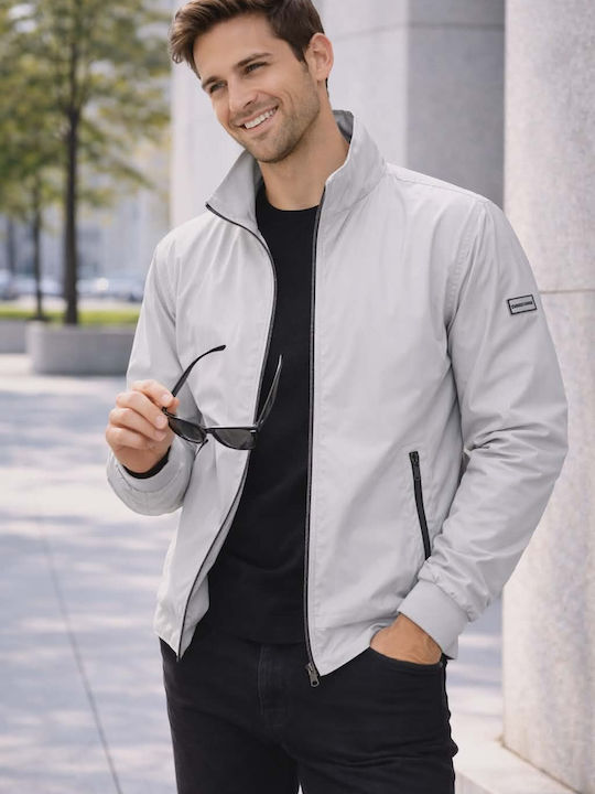Bomber Jacket Light Grey