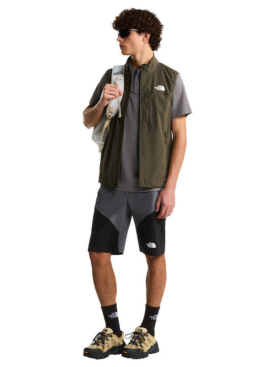 Nimble Sleeveless Softshell Jacket Waterproof and Windproof Khaki