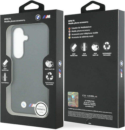 BMW Metallischer Rückseitencover Schwarz für Galaxy S26+