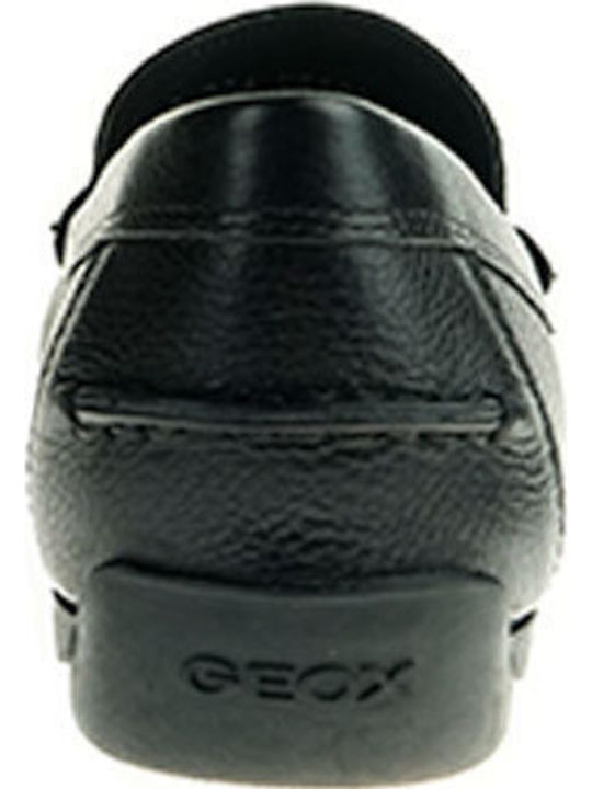 Siron A Leather Men's Moccasins in Black Colour