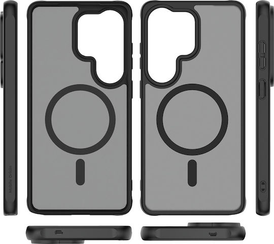 Mobile Origin Handyhülle Kunststoff / Silikon 1.5mm Schwarz für Galaxy S26 Ultra