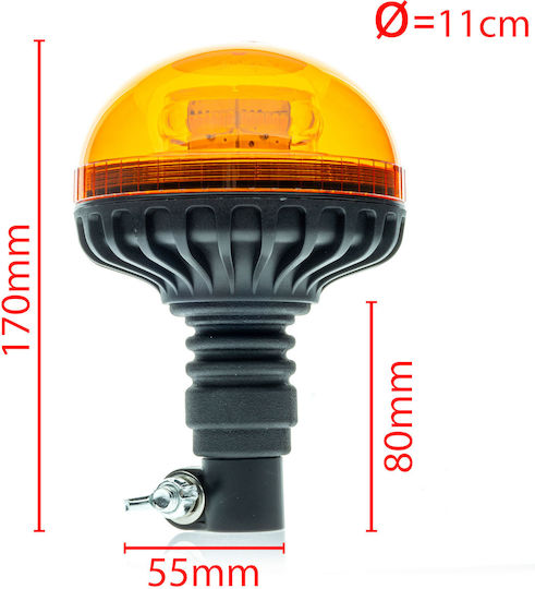 Einparts Emergency Car Light LED 12 / 24V Waterproof 65cm With Orange Lighting