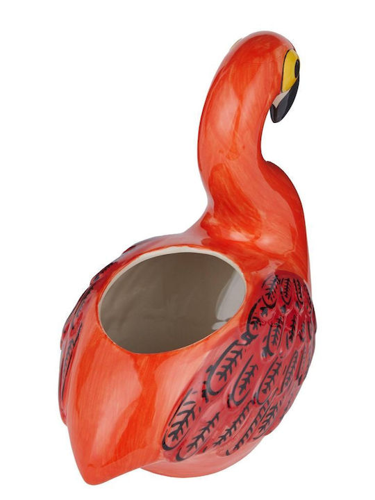 Butlers Flamingo Pflanzentopf Keramik Orange 16cm