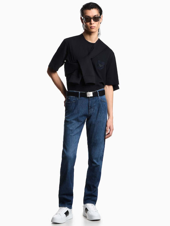 Men's Jeans Pants with Slim Fit Blue