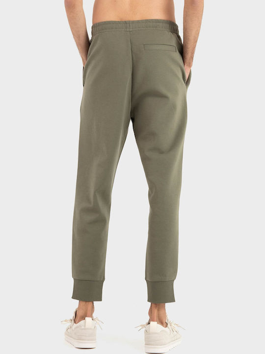Men's Sweatpants with Elastic Olive