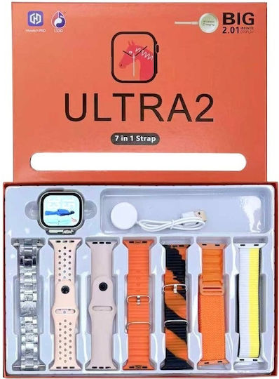 ULTRA2 49mm Smartwatch with Heart Rate Monitor (Black)