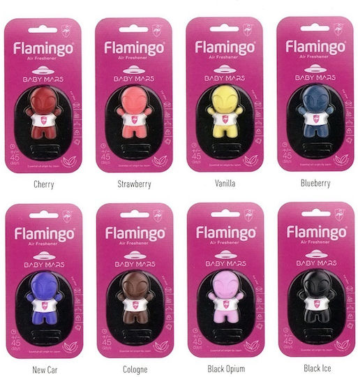 Flamingo Αρωματικό Αεραγωγού Αυτοκινήτου Baby Mars Strawberry