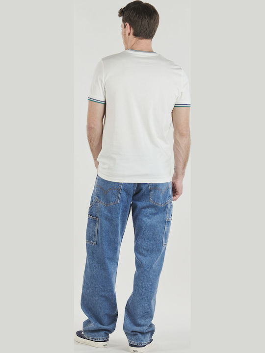 Fred Perry Polo Twin Tipped Tricou Alb