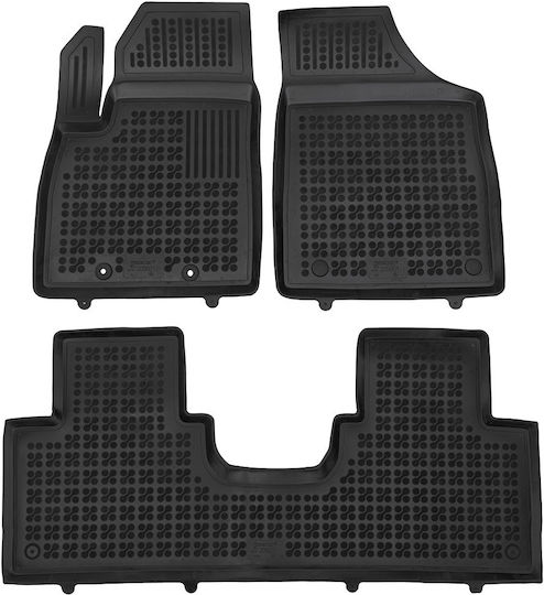 Rubber Car Mats Rezaw Plast Donfeng Forthing T5 Evo 2023-2025 Raised Sides Type Set 3 Pieces 205601