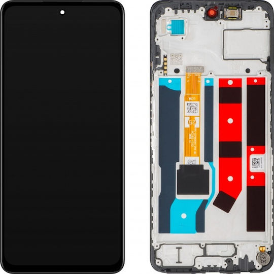 Oppo Οθόνη με Μηχανισμό Αφής και Πλαίσιο για Oppo A80 5G, A3 Pro CPH2639, CPH2665 (Μαύρο)