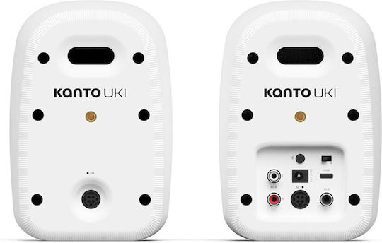 Kanto UKI Cornflower Pair of Hi-Fi Bookshelf Speakers 100W W11xD11.2xH16.5cm Chalk
