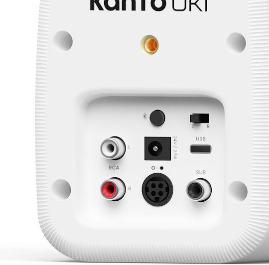 Kanto UKI Cornflower Pair of Hi-Fi Bookshelf Speakers 100W W11xD11.2xH16.5cm Chalk