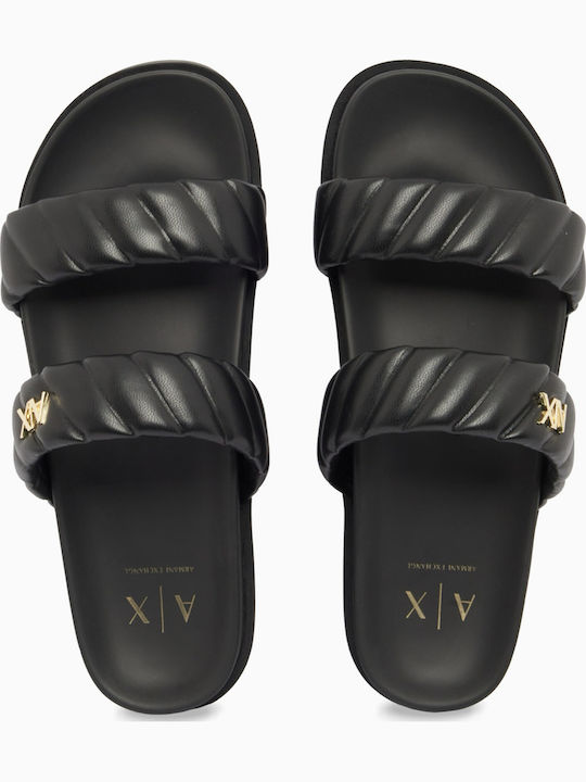 Armani Exchange Дамски Сандали Черни