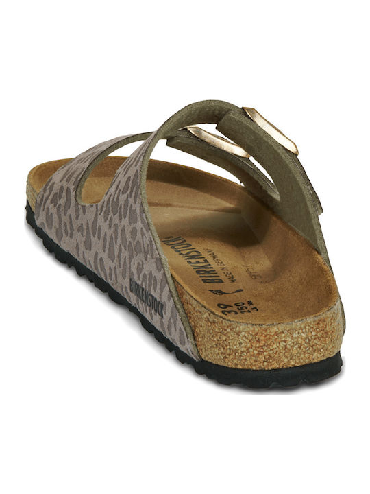 Leather Women's Sandals Grey Narrow Fit
