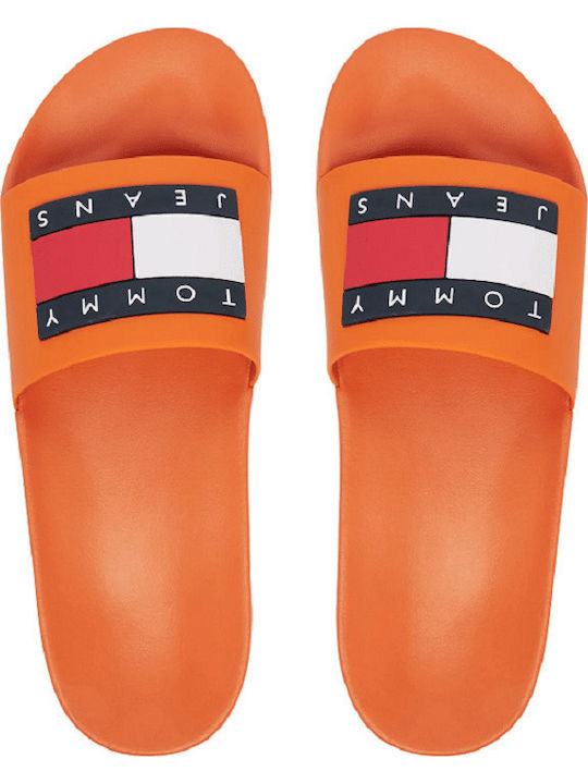 Men's Orange Slides EM0EM01191 SEK