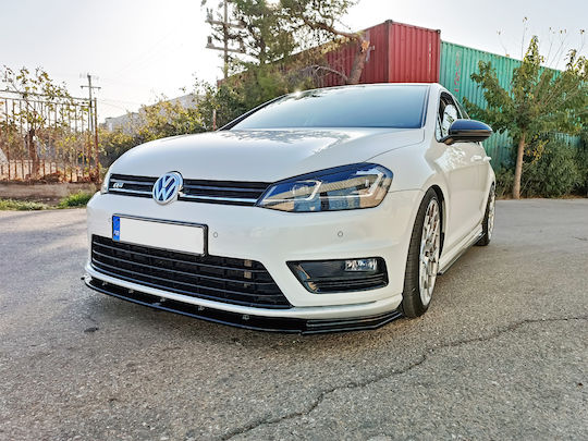 Motordrome Spoiler Auto Vorderseite Kompatibel mit Volkswagen Golf Mk7 R / R-Linie