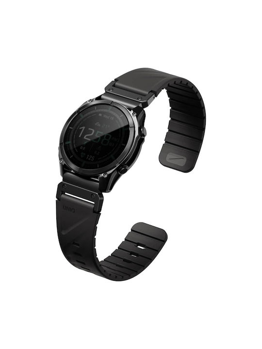 Uniq Fluo X Smart-fit Strap Garmin 22mm Black Uniq-22mm-fluomblk