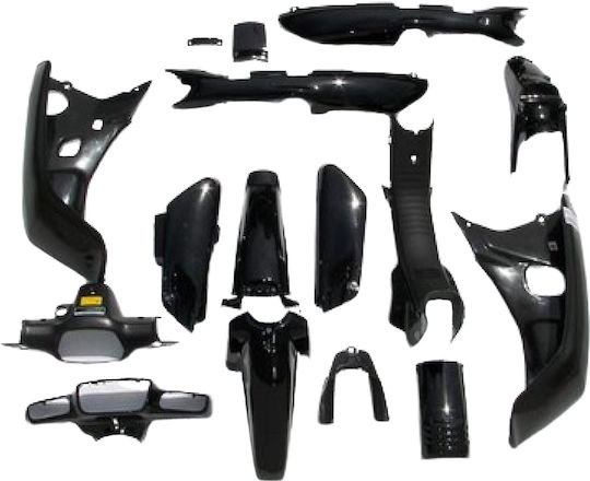 Motorcycle Plastic Kit for Honda Astrea Grand 100 Black