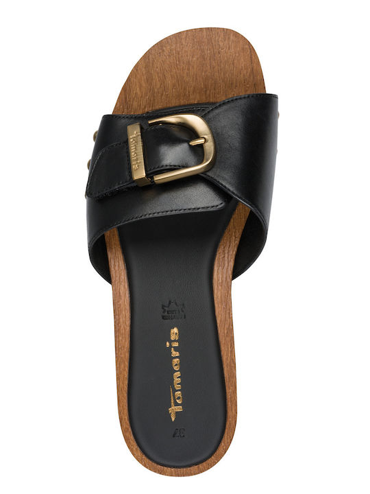 Damen Flache Sandalen Schwarz