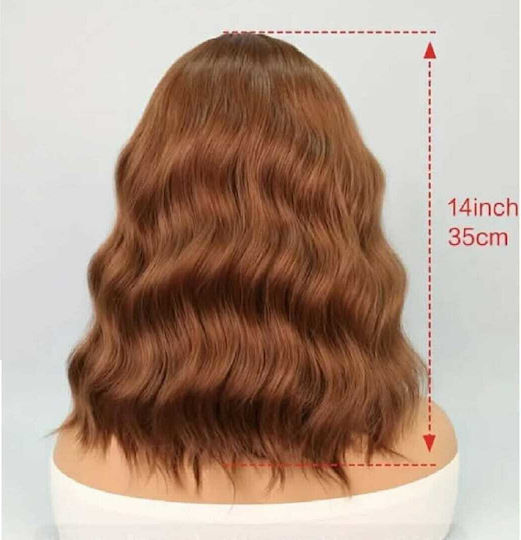 Περούκα με Συνθετική Τρίχα 35cm