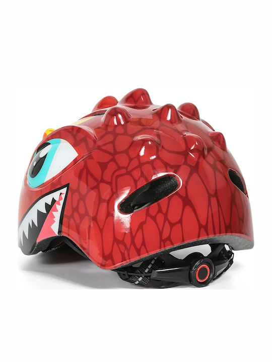 Wozinsky Kinderfahrrad- / Rollerhelm für Stadt Rot
