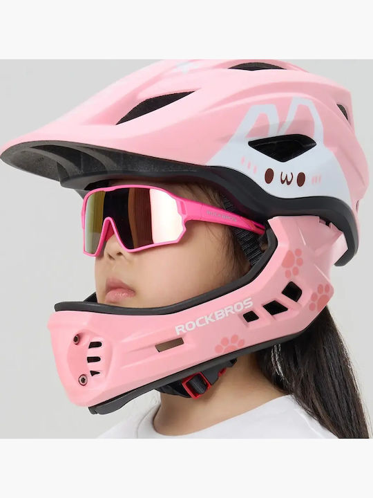 Rockbros Cască Pentru Bicicletă De Oraș Roz Pentru Copii