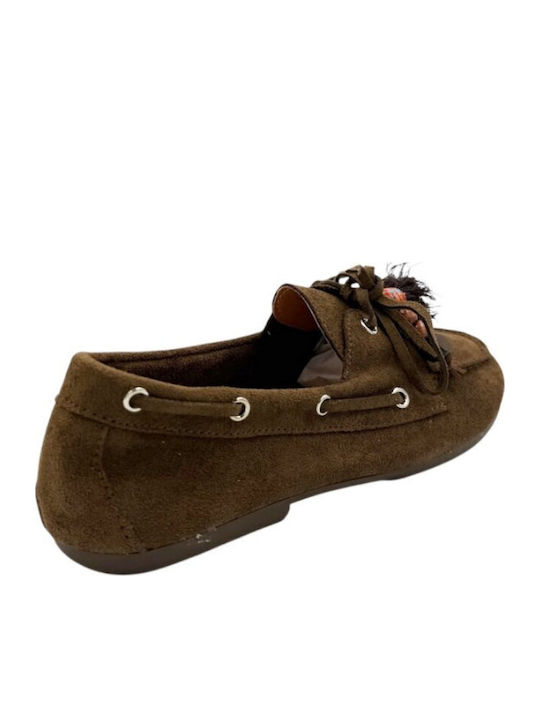 Women's Moccasins in Brown Colour
