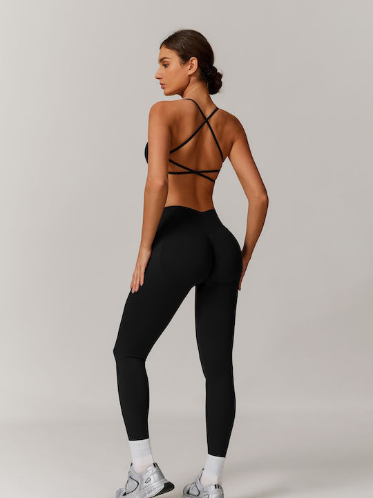 Γυναικείο Σετ με Κολάν Black/black