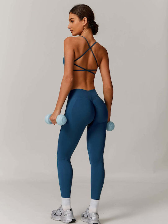 Damen-Set Mit Leggings Für Damen Blue