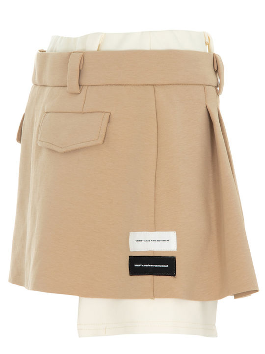 Mod Wave Movement Fustă Camel