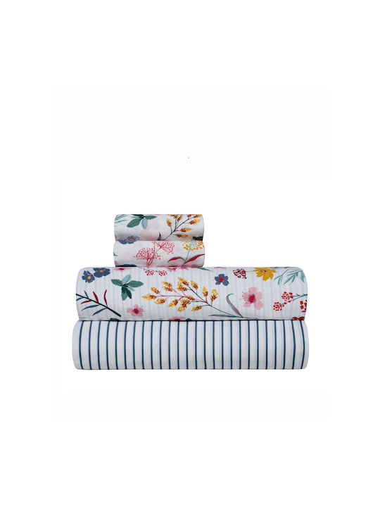Kentia Raya Set Cearceafuri de Pat Super Dublu 240x270cm 4 Bucăți