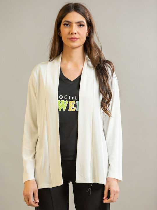Women's Cardigan with Buttons Yellow