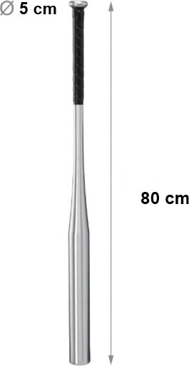 Bâtă Baseball din Aluminiu 80cm