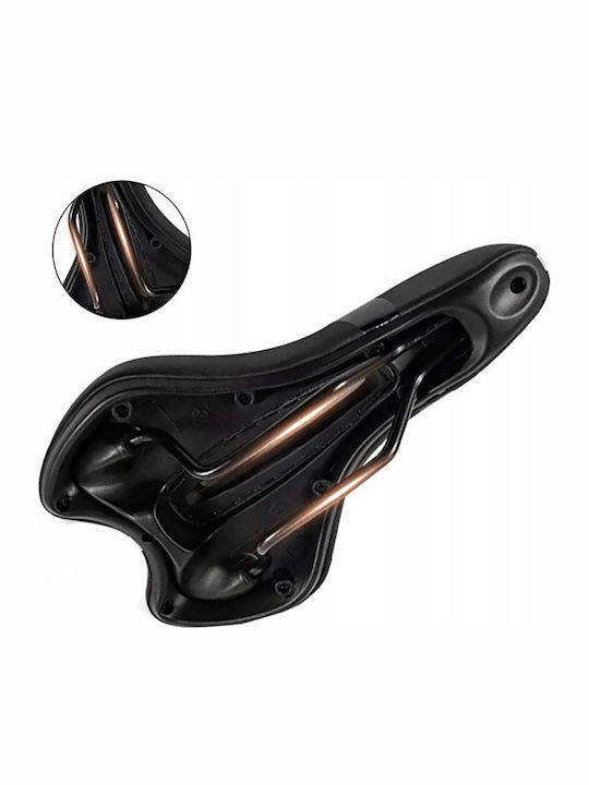 Șea De Bicicletă Neagră Cu Gel 270 X 160 Mm