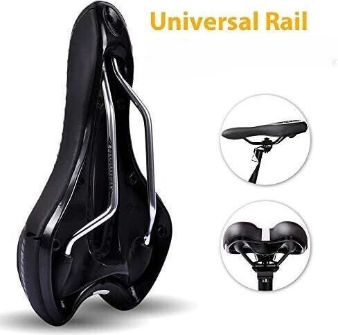 Șea De Bicicletă Neagră Cu Gel 270 X 160 Mm