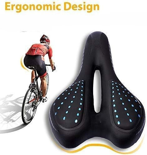 Șea De Bicicletă Neagră Cu Gel 270 X 160 Mm